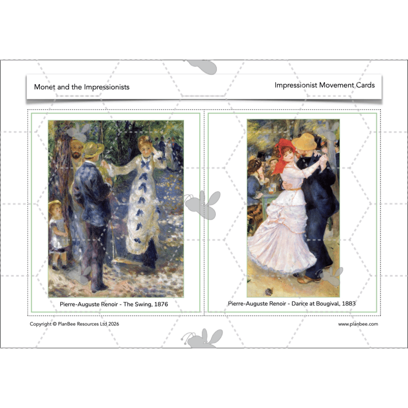 PlanBee Monet and the Impressionists | KS2 Art Lessons