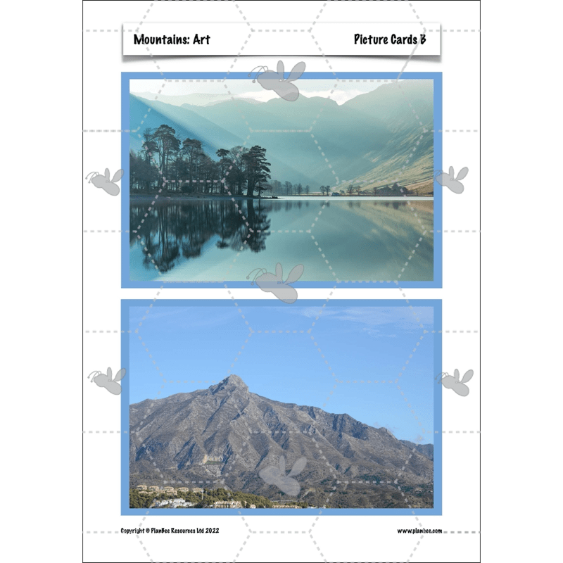 PlanBee Mountains Topic KS2 Enrichment Lesson Pack
