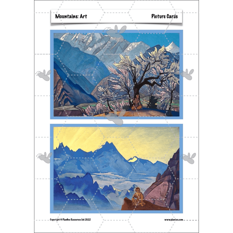 PlanBee Mountains Topic KS2 Enrichment Lesson Pack