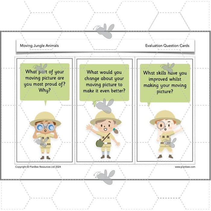 PlanBee Jungle-themed Sliders and Levers KS1 Lesson Pack | PlanBee