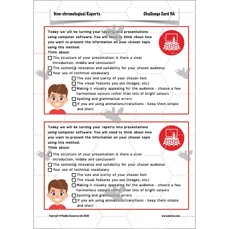 Non-chronological Reports