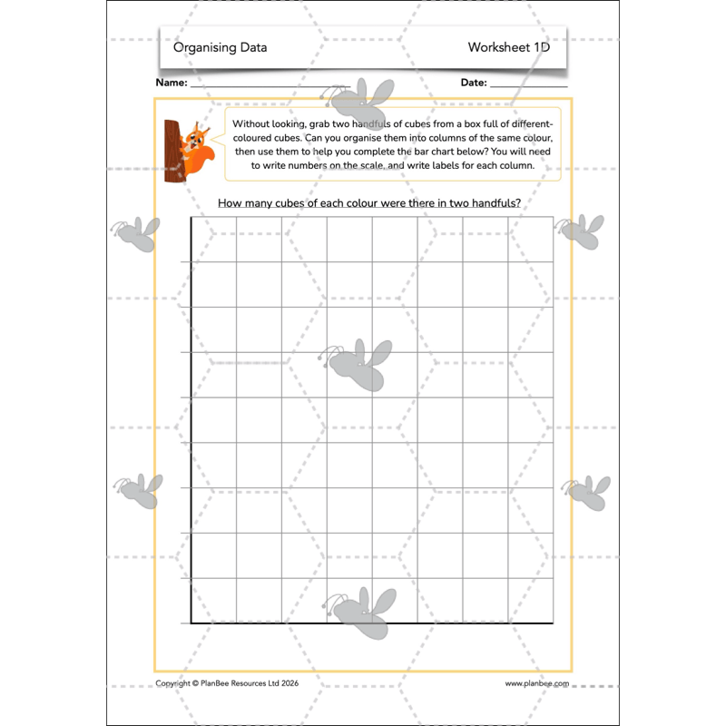 PlanBee Year 3 Statistics Organising Data PlanBee Maths Lesson
