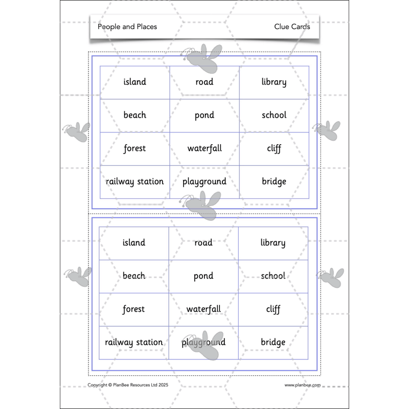 PlanBee People and Places | KS1 Geography Lessons