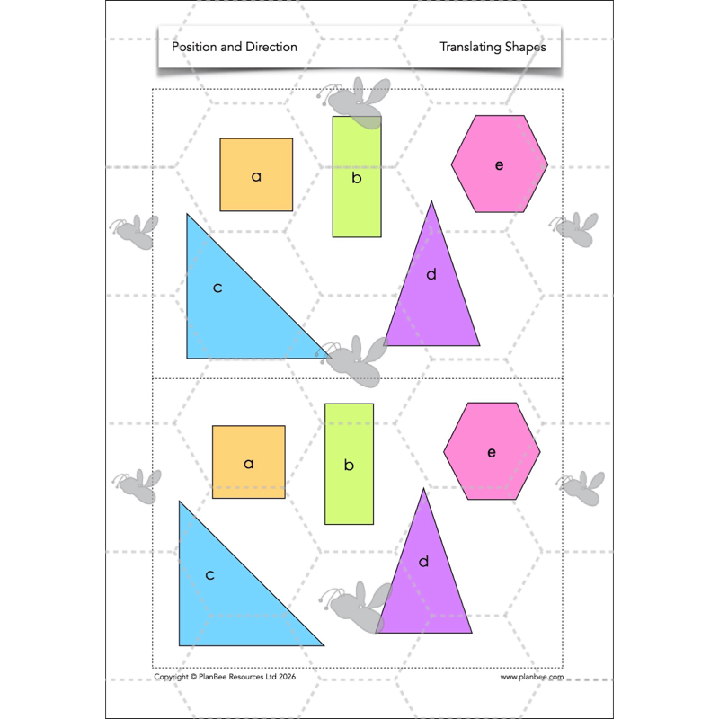 PlanBee Position and Direction Year 4 Maths Lessons | PlanBee