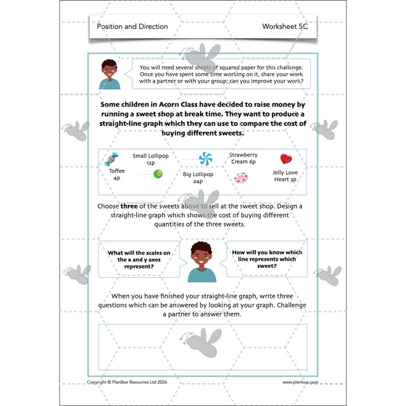 PlanBee Position and Direction Year 4 Maths Lessons | PlanBee