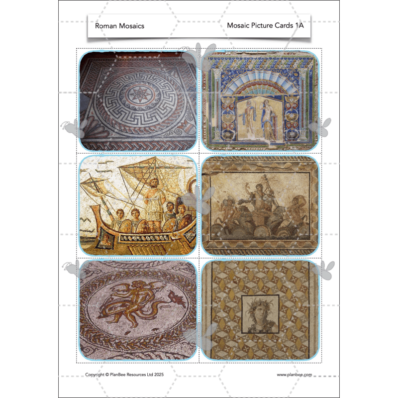 PlanBee Roman Mosaics KS2 Art Planning
