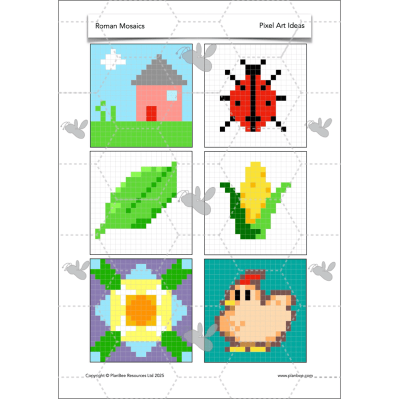 Roman Mosaics KS2 Art Planning PlanBee roman-mosaics-ks2-art-planning-planbee