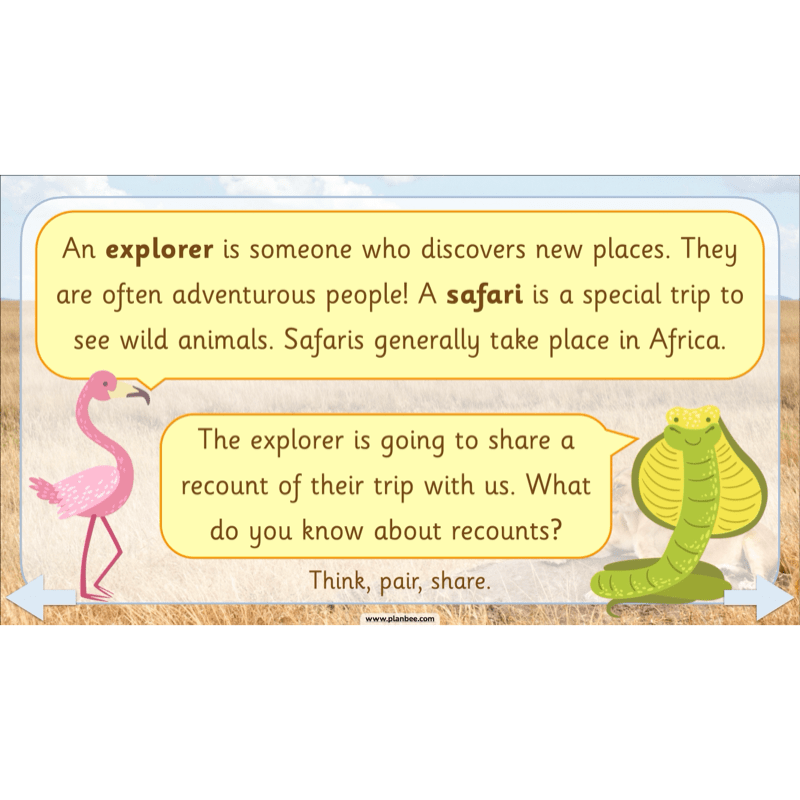 PlanBee Safari Adventures KS1 | English Lesson Pack