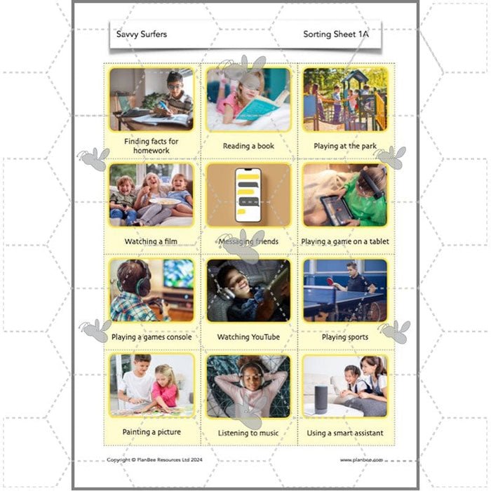 PlanBee Online Safety Year 3 | 5 Complete PSHE Lessons