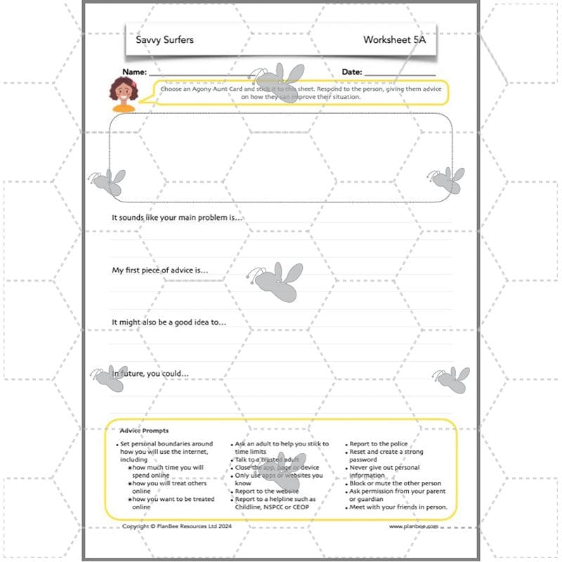 PlanBee Savvy Surfers Online Safety Year 3 PSHE Lessons by PlanBee