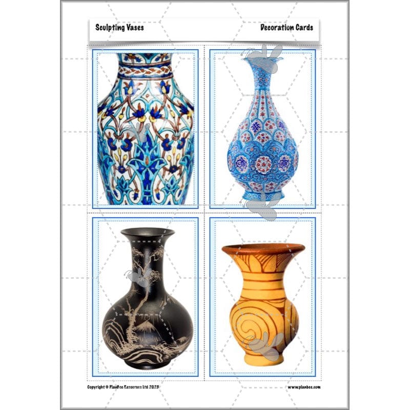 PlanBee Sculpting Vases - Sculpture Art Lessons for KS2 | Year 5 & Year 6