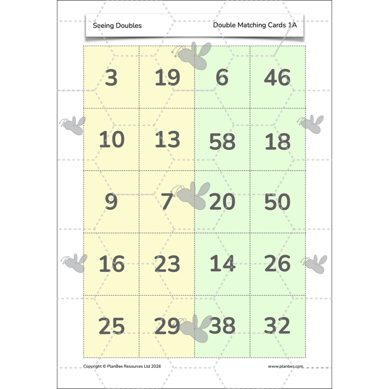 PlanBee Doubling and Halving Year 4 Maths Lessons by PlanBee