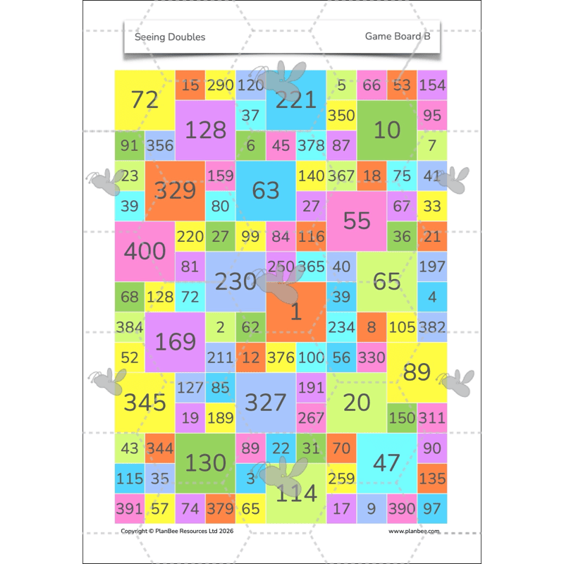 PlanBee Doubling and Halving Year 4 Maths Lessons by PlanBee