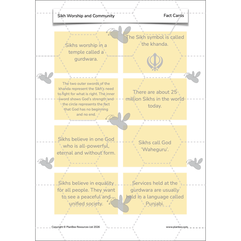 PlanBee KS2 Sikh Worship and Community KS2 lesson plans by PlanBee
