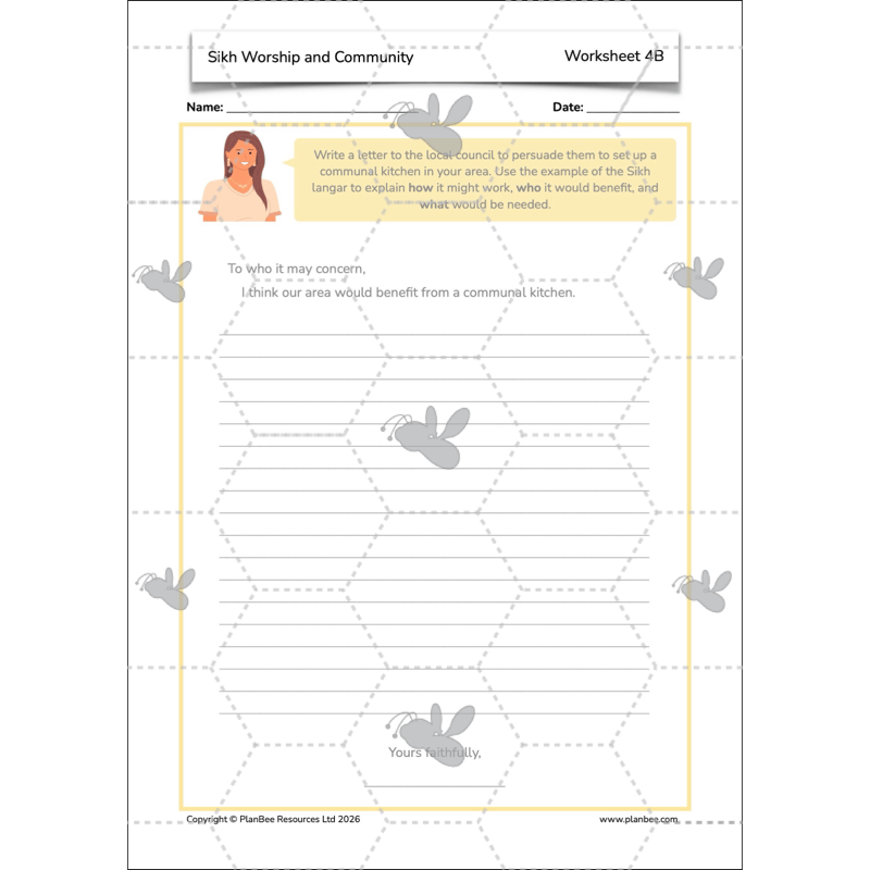 PlanBee KS2 Sikh Worship and Community KS2 lesson plans by PlanBee