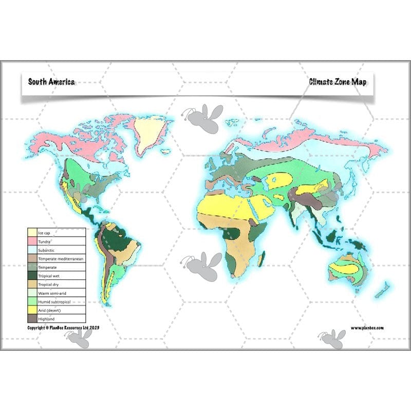 PlanBee South America KS2 Geography Lesson Pack by PlanBee
