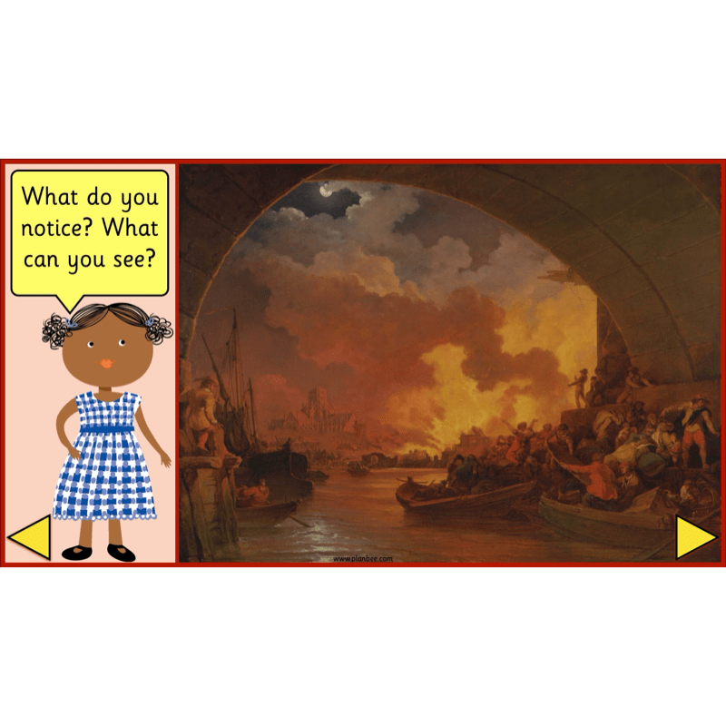 PlanBee Great Fire of London Art Ideas | PlanBee KS1 Art Lesson