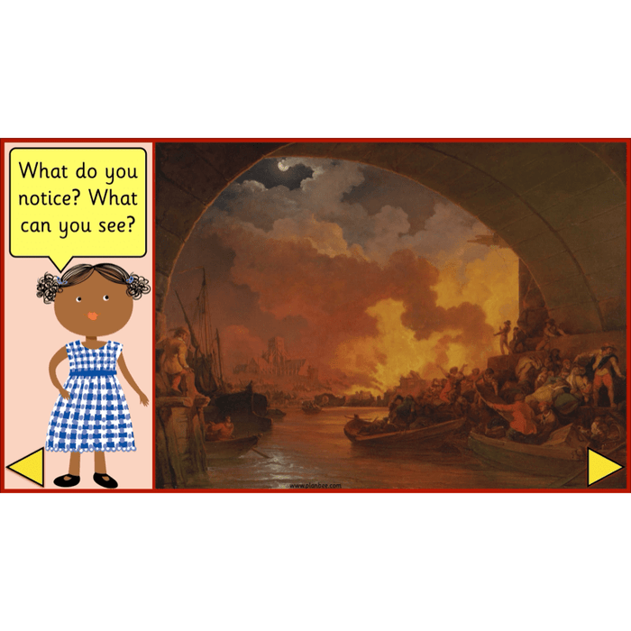 PlanBee Great Fire of London Art Ideas | PlanBee KS1 Art Lesson