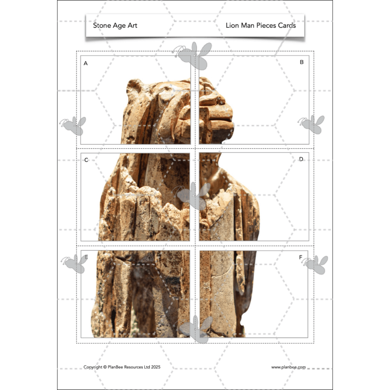 PlanBee Stone Age Art KS2 lessons