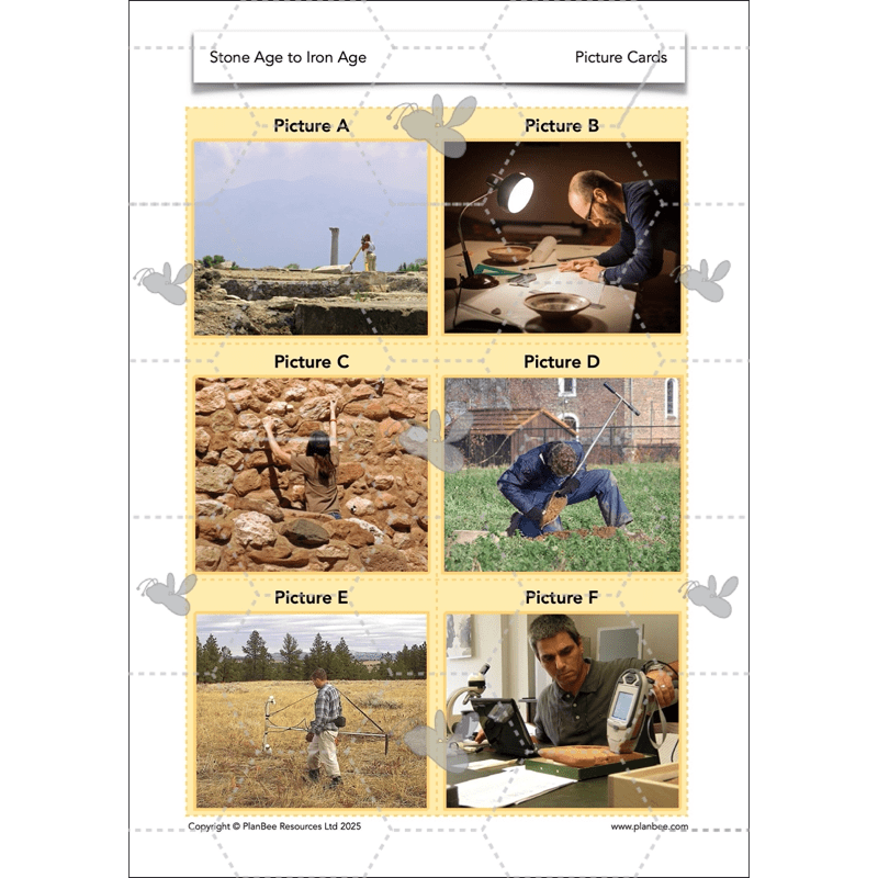 PlanBee Stone Age to Iron Age Year 3 and 4 | History Lessons KS2