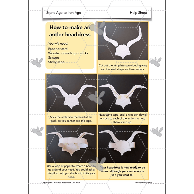 PlanBee Stone Age to Iron Age Year 3 and 4 | History Lessons KS2