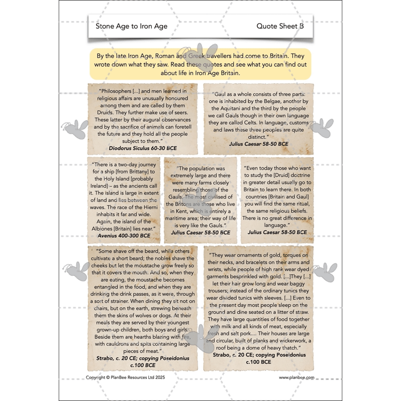 Stone Age to Iron Age