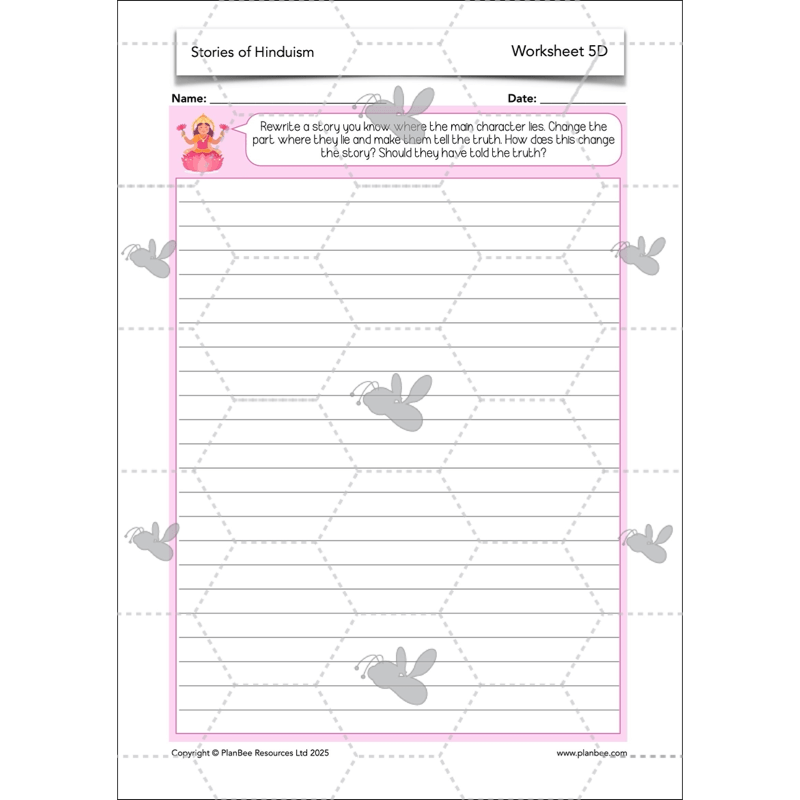 PlanBee Primary Resources Hinduism KS2 RE Lesson Pack | PlanBee