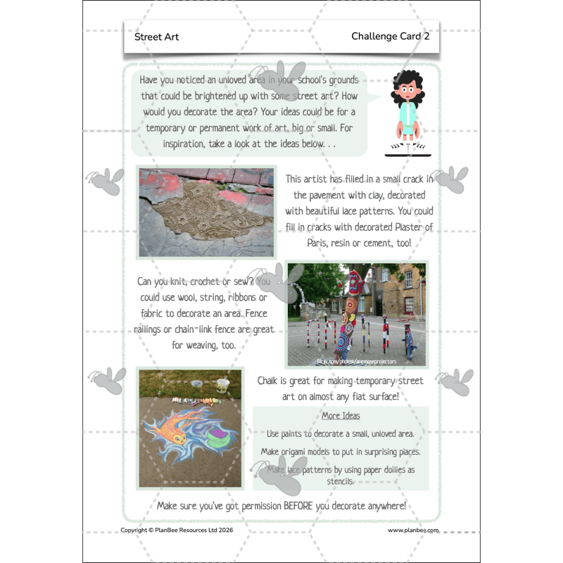 PlanBee Graffiti Art KS2 Planning | Street Art Lessons by PlanBee