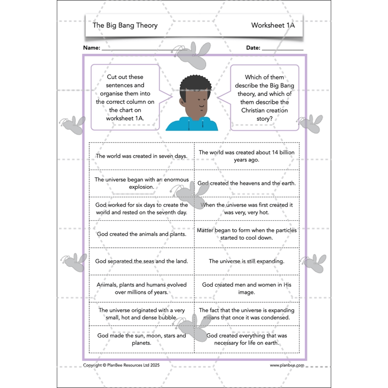 PlanBee The Big Bang Theory KS2 | RE Lesson Pack
