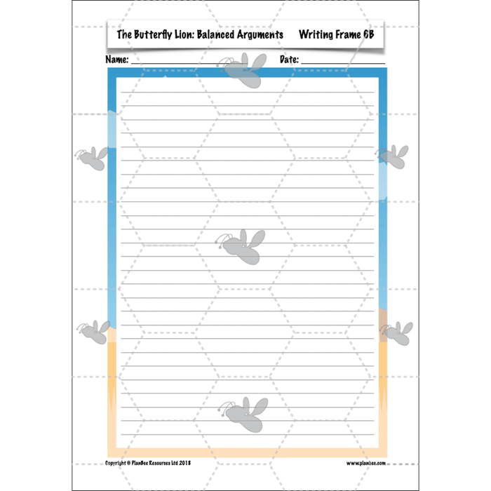 The Butterfly Lion: Balanced Arguments