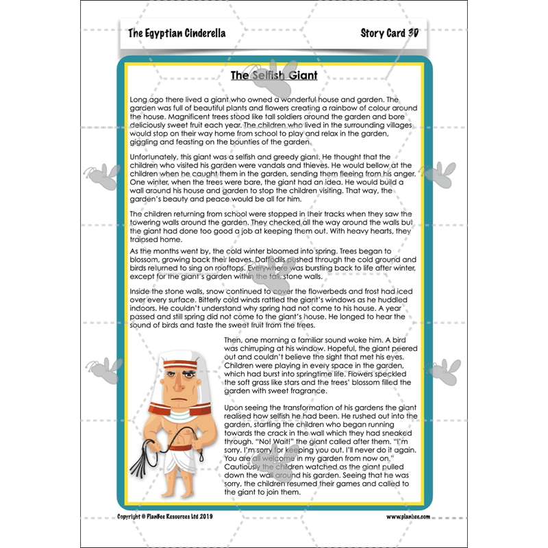 PlanBee The Egyptian Cinderella Planning Pack for KS2