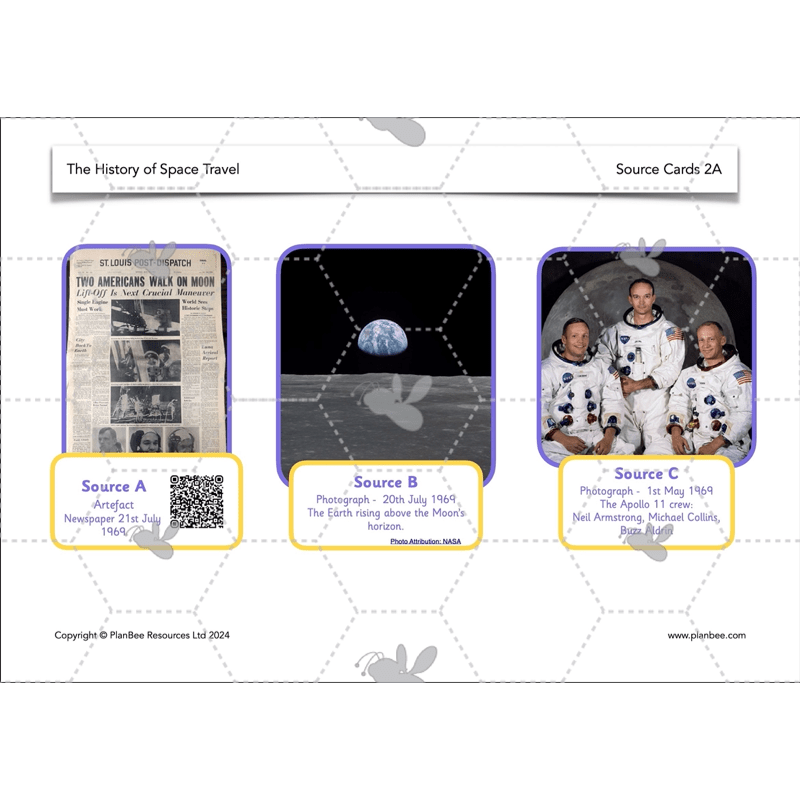 PlanBee The History of Space Travel KS1 Lesson Plans & Resources