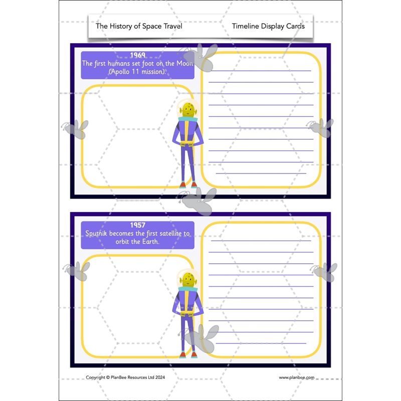 PlanBee The History of Space Travel KS1 Lesson Plans & Resources