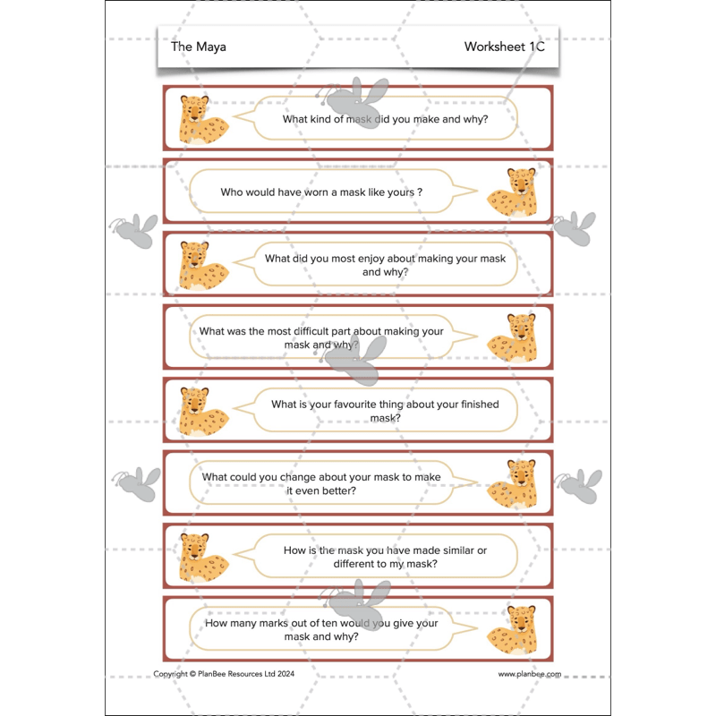 PlanBee The Maya KS2 Topic Enrichment Lesson Pack