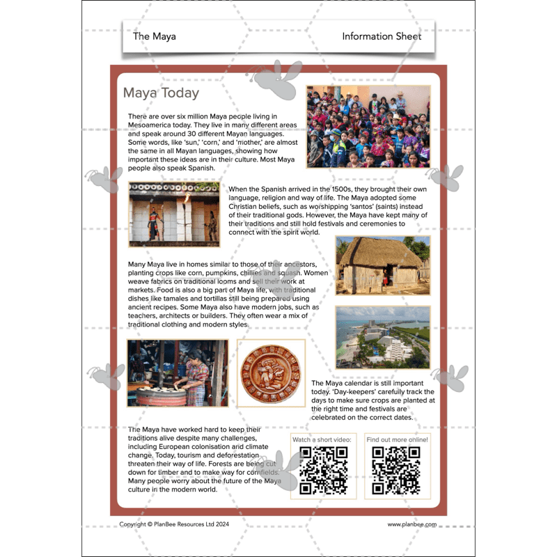 The Maya Topic Enrichment Pack