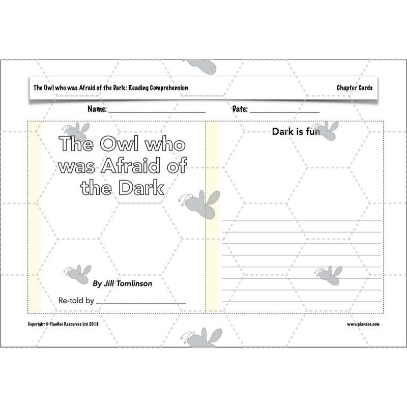 The Owl who was Afraid of the Dark: Reading Comprehension