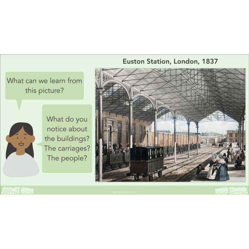 PlanBee The Railway Revolution: Industrial Revolution KS2 PlanBee