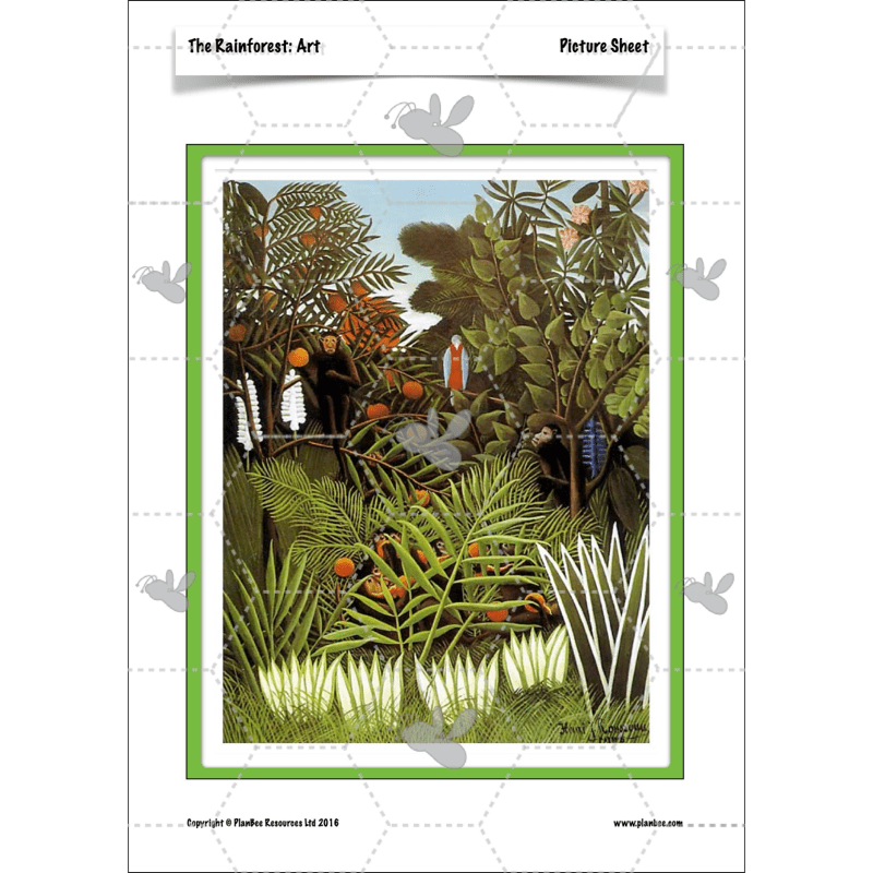 PlanBee The Rainforest Topic KS2 Enrichment Lesson Pack