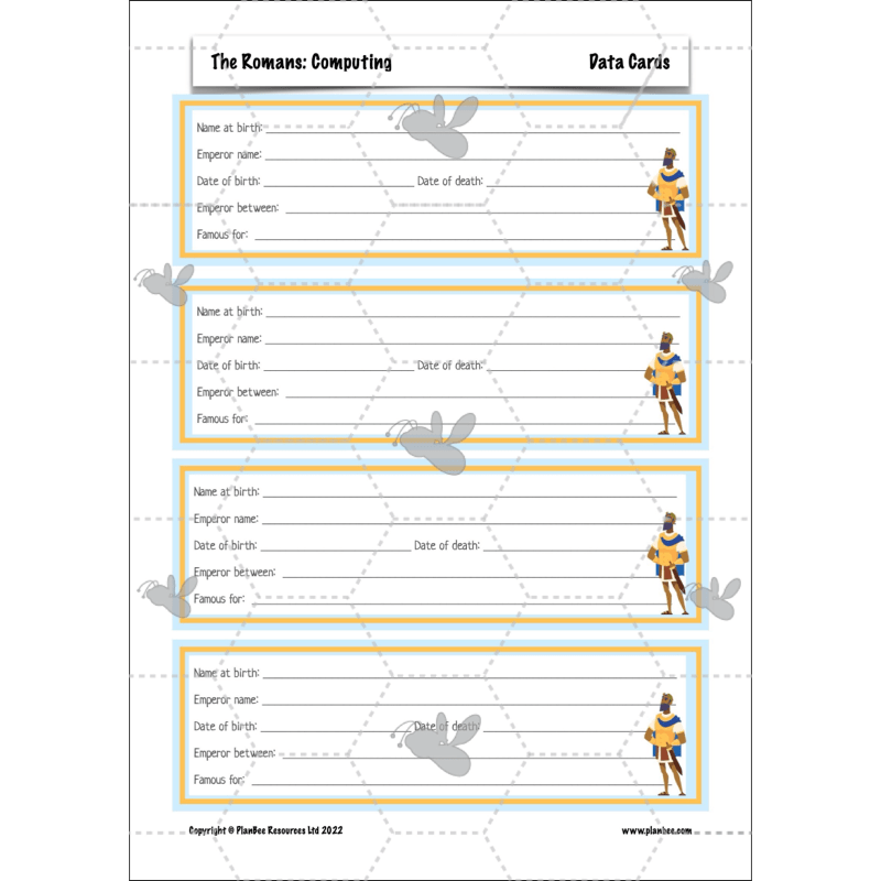 PlanBee The Romans KS2 Topic Enrichment Lesson Pack