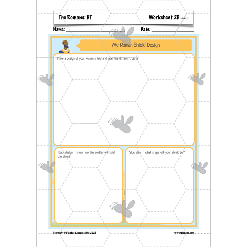 PlanBee The Romans KS2 Topic Enrichment Lesson Pack