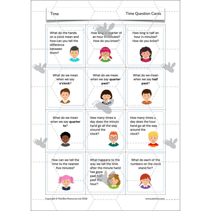 PlanBee Year 3 Time Word Problems Maths Lesson by PlanBee