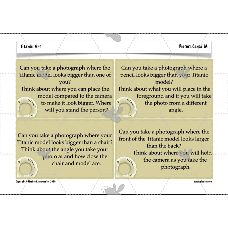 PlanBee Titanic Topic KS2 Enrichment Lesson Pack