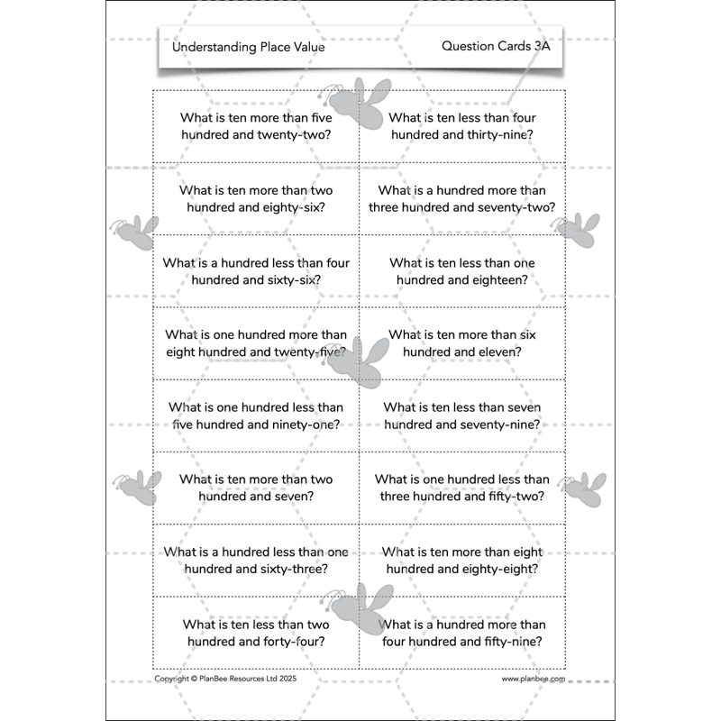 PlanBee Understanding Place Value Year 3 Maths Lessons by PlanBee