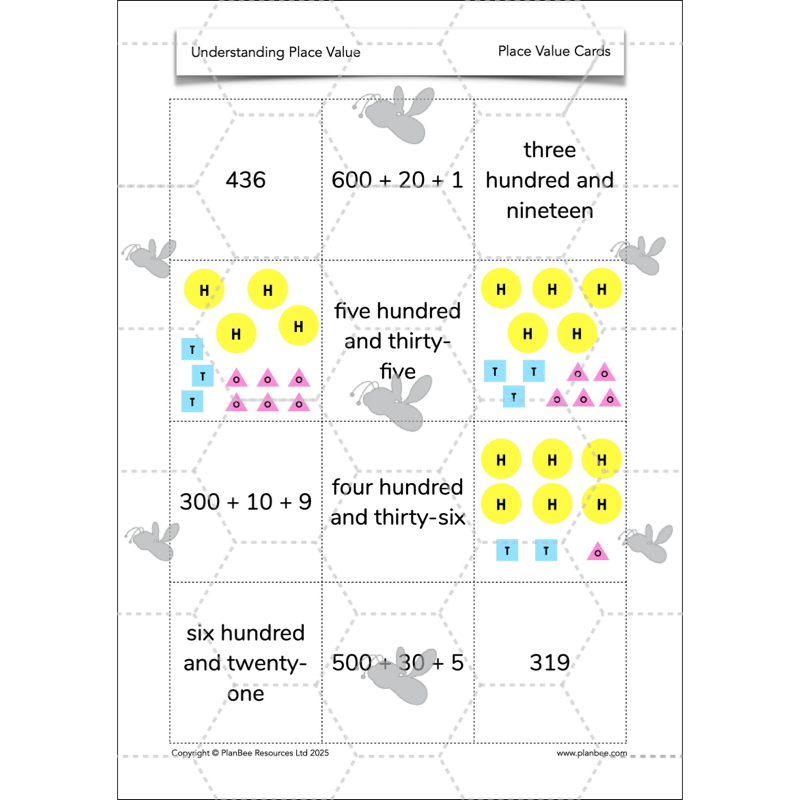 PlanBee Understanding Place Value Year 3 Maths Lessons by PlanBee