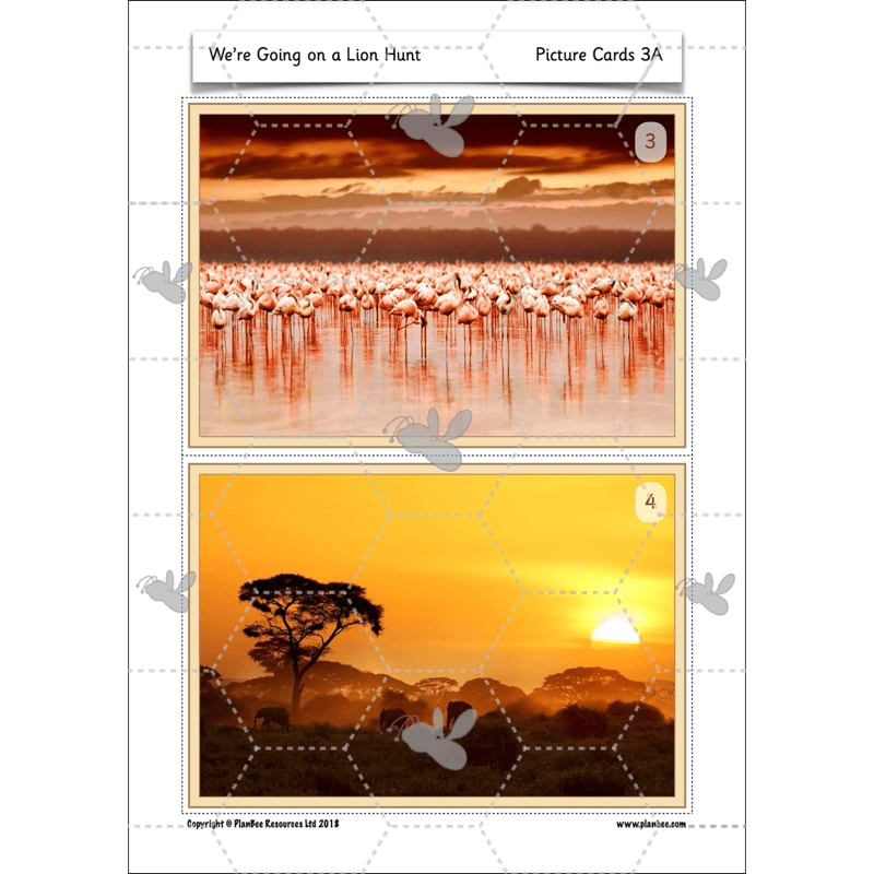 PlanBee We're Going on a Lion Hunt KS1 English Lesson Planning