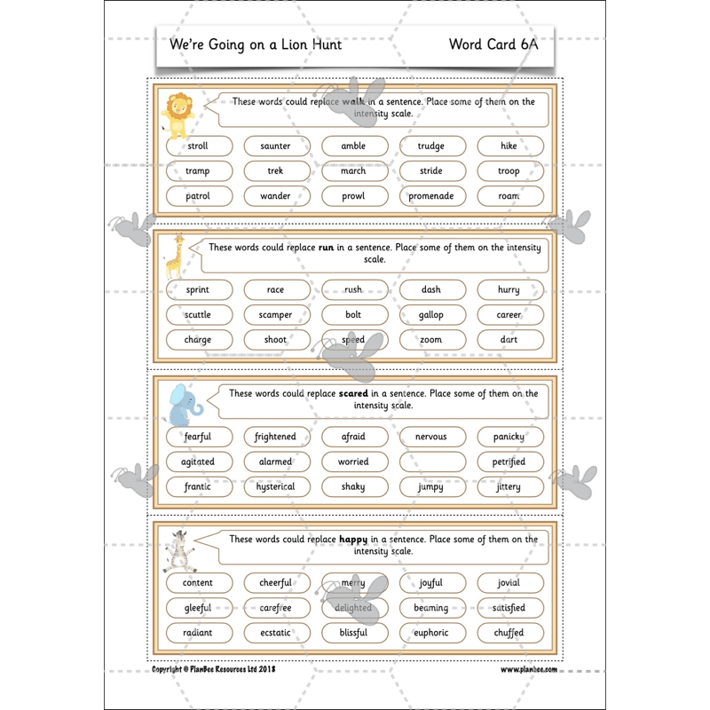 We're Going on a Lion Hunt