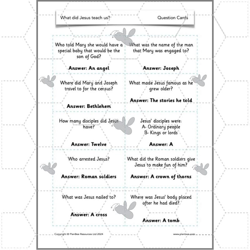 PlanBee What did Jesus teach us? KS1 Christianity Lessons by PlanBee