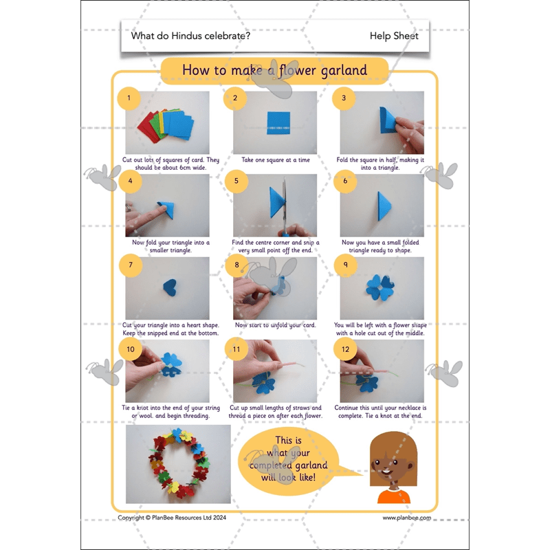 PlanBee What do Hindus Celebrate? Hindu Celebrations KS1 RE