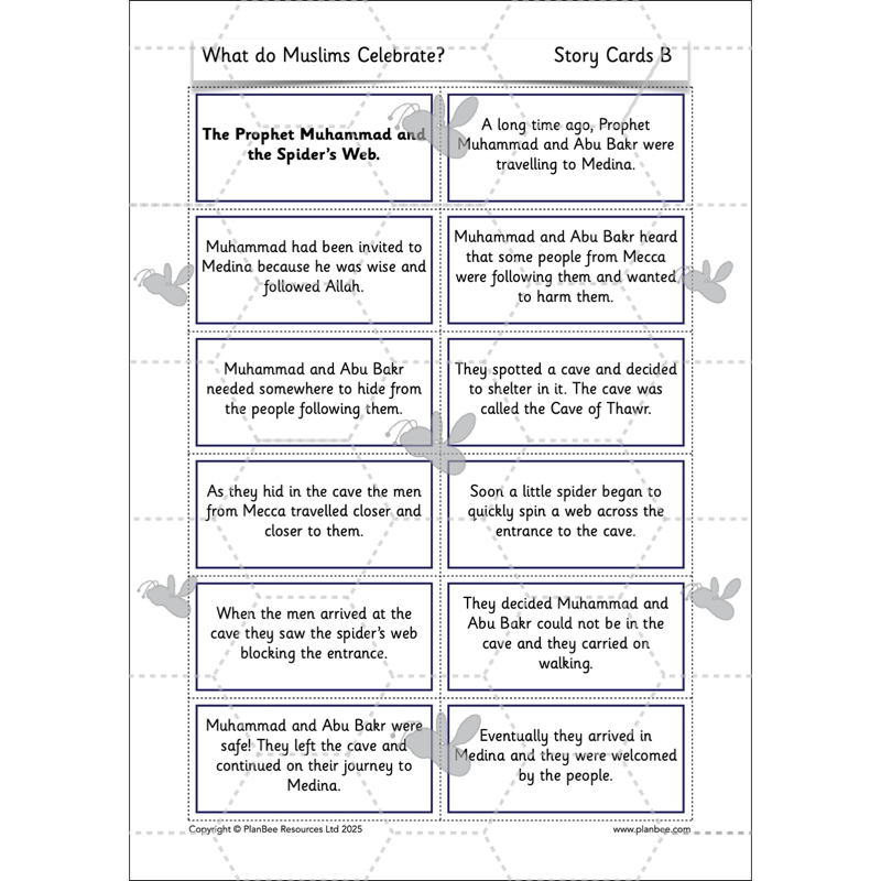 PlanBee What do Muslims celebrate? KS1 Islamic Festival Lessons