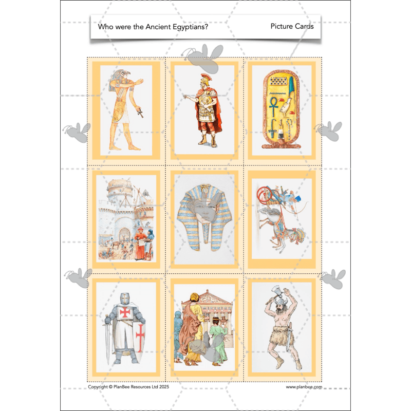 PlanBee Who were the Ancient Egyptians? KS2 History Lesson Pack